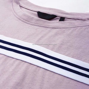 Nardon Apparel logotipo personalizado OEM Casual mujer sólido en blanco algodón Crop Tops camiseta - Product Image 5