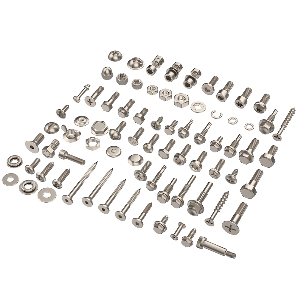 High Strength Custom Stainless Steel Carbon Steel Metal Precision Cnc Machined Industrial Component Screws Bolts Nuts