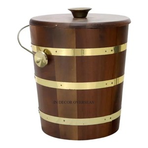 Eco Friendly Premium Quality Aluminum Casted Silver Shiny Polished Large Shape Ice And <b>Wine</b> Bucket Beverage Tubs Barware Supply - Product Image 4