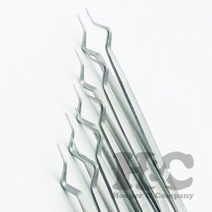 Nuevas pinzas de aislamiento para pestañas, pinzas de aislamiento plateadas, pinzas de extensión de pestañas plateadas de acero sólido sostenible, logotipo de visón - Product Image 5