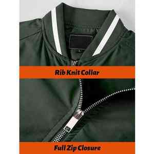 2025 vestes de baseball unies en gros boutonnées logo personnalisé imprimé collège noir vestes pour hommes veste d'université - Product Image 6