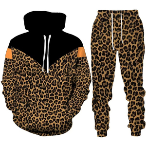 New High Quality Autumn Hoodie Set Manufacturers Custom Logo Polyester/Cotton Sublimation Plain Dyed Fleece Crewneck <b>Men</b> - Product Image 1