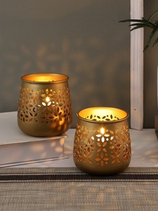 Top Selling Modern Cylinder <b>Tealight</b> Candle <b>Holder</b> for Home and Festive Decorations for Christmas and Best Prices - Product Image 2