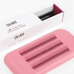 CharmLash Plateaux de cils en gros avec logo personnalisé, cils pré-faits, cils russes en volume noir mat, chic sans effort, sans couture - Product Image 1