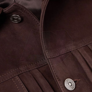 Veste en daim pour homme, mode contemporaine, toucher doux, coupe confortable, séchage rapide, respirante, idéale pour le style urbain - Product Image 5