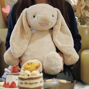 Aika <span class=keywords><strong>Lapin</strong></span> géant à oreilles tombantes, peluche super douce en coton PP, animal en peluche surdimensionné, <span class=keywords><strong>lapin</strong></span> moelleux, décoration de chambre d'enfant - Product Image 4