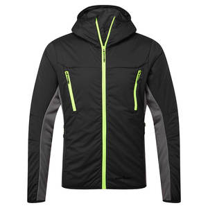 Veste matelassée pour homme avec logo personnalisé en gros, résistante à l'eau, chaude, pour l'hiver, veste de sécurité en polyester et coton, LED - Product Image 3