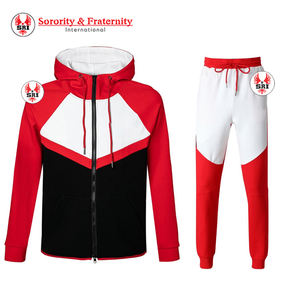 Survêtement personnalisé en molleton de coton Delta Sigma brodé, sororité, haute qualité, respirant, vêtements grecs, survêtements - Product Image 3