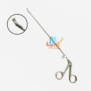 Pinzas microquirúrgicas laringeales ENT con mandíbula en forma de corazón |   Instrumento Quirúrgico Laríngeo de Acero Inoxidable Sólido con Certificación ISO |   OldMed - Product Image 1