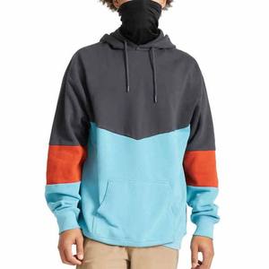 Jersey de algodón con capucha para hombre, sudadera ligera y transpirable para hombre, ropa deportiva informal de tela transpirable, Sudadera con capucha de invierno de Color contrastante - Product Image 2