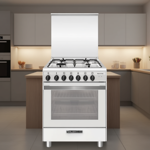 Horno Eléctrico Glem SA664MWH6 Blanco Clase A con Cocina de Gas de 4 Zonas 60x60x85cm - Product Image 3