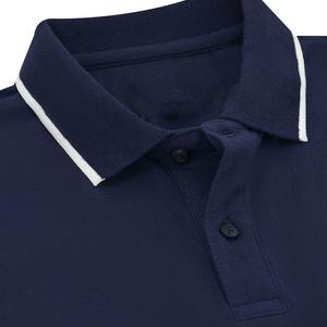 Tricot de haute qualité pour chemises, vente en gros, design personnalisé, 100% coton, respirant, séchage rapide, couleur bleue pour hommes, été - Product Image 4