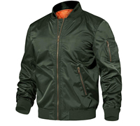 Blouson aviateur personnalisé pour hommes vente en gros Vestes de baseball en satin blanc avec logo en relief Couleurs vestes en bambou