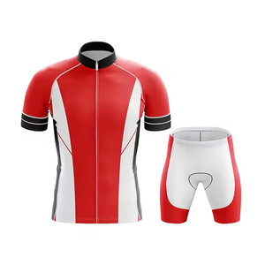 Ensembles de vêtements de cyclisme unisexes respirants et personnalisables pour les enfants de 100% polyester à séchage rapide - Product Image 1