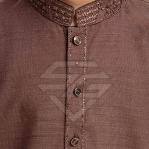 Conjunto Tradicional de Kurta y Shalwar para Niños con Elegante Diseño de Bordado, 100% Algodón Premium para Eid y Fiestas - Product Image 5