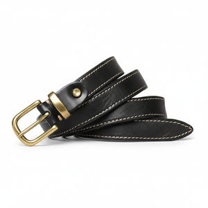 Boucle de ceinture carrée en alliage noir vintage tressée à la main, nouvelle conception - Product Image 3