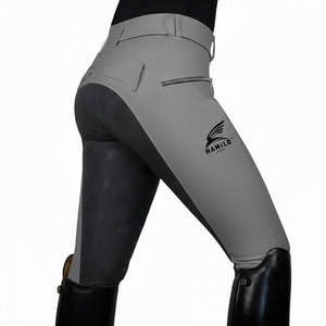 Pantalons d'équitation tendance, best-sellers, taille haute, avec grip intégral, pantalons d'équitation pour femmes, collants d'équitation à boutons - Product Image 2