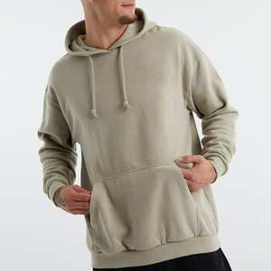 Sudaderas con capucha para hombre gota hombro Streetwear peso pesado algodón boxy fit pulóver de gran tamaño bolsillo funcional sudaderas con capucha para hombres - Product Image 2