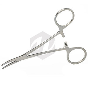 Fórceps hemostáticos para mosquitos Premium 4 3/4 "Abrazaderas quirúrgicas para mano izquierda Instrumentos médicos Uso de primeros auxilios dentales Abrazadera de bloqueo - Product Image 6