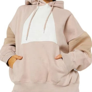 Sudadera con Capucha Extra Grande para Hombre, Estilo Holgado, Manga Larga, Cierre de Cremallera de un Cuarto, Felpa de Algodón, Estilo Urbano, Venta al por Mayor, OEM - Product Image 3