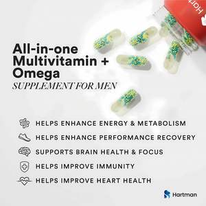 Multivitamínico avanzado para hombres para energía, inmunidad y vitalidad con más de 30 nutrientes esenciales - Product Image 2