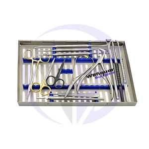 Ensemble d'instruments de chirurgie orale dentaire en acier inoxydable manuel de 13 pièces, dernière conception, certifié CE Classe I, incluant un rongeur osseux - Product Image 4