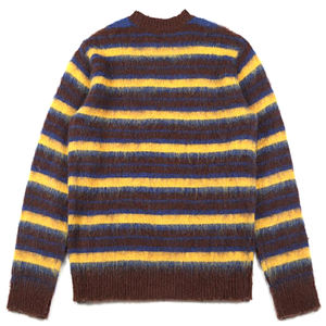 OEM & ODM personnalisé 100% coton hommes hiver pull pelucheux pull tricots à manches longues col rond écologique respirant - Product Image 6