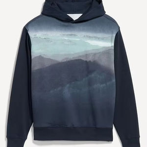 Sudaderas con Capucha Personalizadas de Algodón 100% para Hombre, Estilo Casual de Invierno, Color Sólido, Alta Calidad para Adultos - Product Image 1