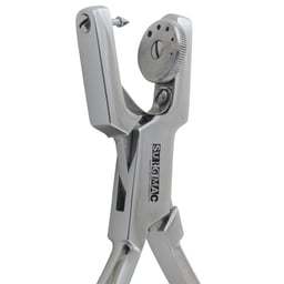 Pinza manual SurgiMac de 17 cm (6 1/2 pulgadas) con 5 ajustes de tamaño de orificio, perforadora de dique de goma de acero - Product Image 1