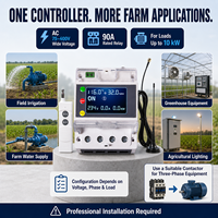 Contrôleur agricole intelligent 4G ou WiFi AC 75-400V jusqu'à 10kW, interrupteur à distance par application pour pompes d'irrigation