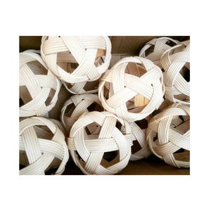 New Product with Hot Deal - Customizable Handmade Natural Plant Decorative Ball 3cm White Rattan Ball <b>Diffuser</b> <b>Reed</b> Decoration - Product Image 1