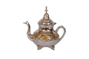 Metal Tea Kettle <b>Pot</b> with Handle Engraved Luxury Design Turkish Arabic Coffee <b>Pots</b> Golden Brass Miniature Kettle For Kitchen - Product Image 6