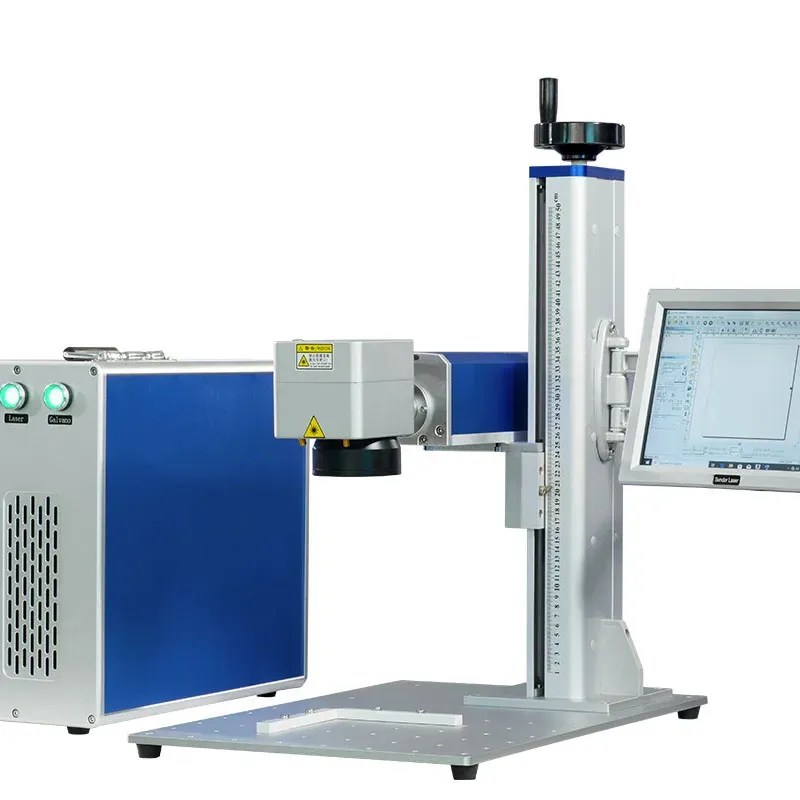 Co2 고정밀 데스크탑 금속 섬유 레이저 조각기 20w 30w 50w 알루미늄 금속 섬유 레이저 마킹 기계