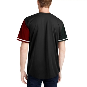 เสื้อเบสบอลแบบยูนิเซ็กซ์ คอวี ผลิตตามสั่ง OEM ออกแบบเองได้ พิมพ์ลายดิจิตอลแบบระเหิด ตัดเย็บอย่างดี ระบายอากาศได้ดี ผลิตจากโพลีเอสเตอร์ 100% - Product Image 3