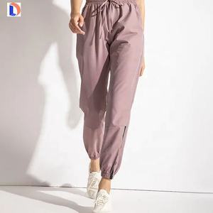 Pantalon de jogging droit en toile et dentelle unisexe, tissu en nylon respirant, coupe-vent, service OEM - Product Image 5