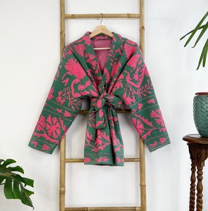 Suzani โบฮีเมียนปักด้วยมือแจ็คเก็ตสั้นสำหรับผู้หญิงของขวัญพิเศษเทศกาล - Product Image 6