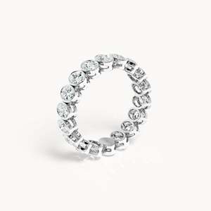 Anillo de Diamantes Ovalado de 2.4ct con Bisel - Product Image 2