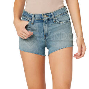 Venta al por mayor de tallas grandes de las mujeres pantalones cortos vaqueros de bajo precio de las mujeres pantalones cortos de material duradero de las mujeres pantalones cortos vaqueros para adultos - Product Image 1