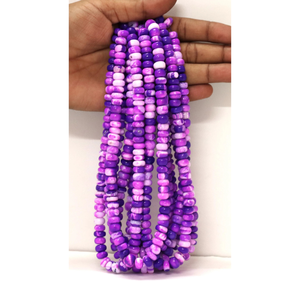 Hermosas Cuentas de Ópalo Lavanda Oscuro con Puntos Rosados, Forma Redonda Lisa, 7-10 mm, Cuentas de Piedra Preciosa de Ópalo Sombreado, Cuentas de Ópalo Natural de Calidad A - Product Image 6