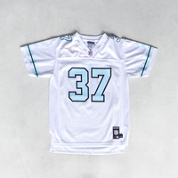 Maillot en maille rétro de football américain conçu sur mesure en gros Short de style streetwear surdimensionné de grande taille à impression numérique