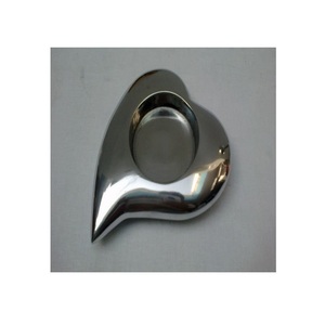Bougeoir en métal en forme de coeur classique pour support de bougie de décor de table de dîner de restaurant - Product Image 1