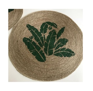 Factory Price <b>Round</b> Braided <b>Table</b> <b>Mat</b> Place <b>Mats</b> at Low Price Rustic Style Natural <b>Round</b> Woven Placemats from Indian Exporter - Product Image 1