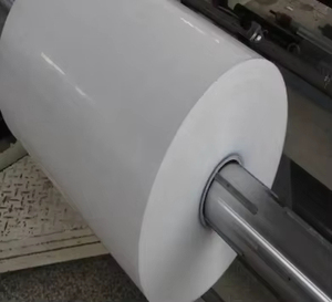 Thiết kế mới trắng tấm PVC CuộN Chụp đèn làm vật liệu trắng và nhiều màu mô hình tuyến tính Chụp đèn CuộN - Product Image 2