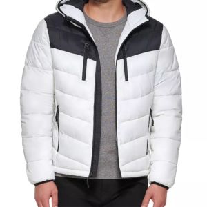 Veste à bulles élégante, chaude, imperméable, doudoune personnalisée, vêtement d'extérieur léger pour l'hiver, tissu durable, confort thermique, design ajusté - Product Image 5