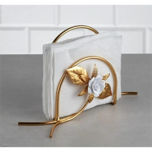 Vente en gros de distributeur de mouchoirs et porte-serviettes de luxe en métal de qualité avec base en marbre noir pour bureau et restaurant - Product Image 5