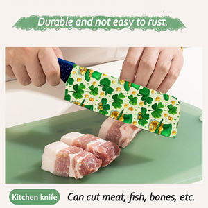 Novedades, Juego de Cuchillos Santoku Profesionales, Hoja de Cerámica, Plástico, Ambidiestro, Apto para Lavavajillas, para Cocina Casera, Preparación de Comidas, en Existencia - Product Image 6