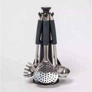 ชุดเสิร์ฟอาหารสแตนเลสขัดเงาสีทองแบบทันสมัยเครื่องเงินด้ามสีดำหรูหราสำหรับร้านอาหารทันสมัย - Product Image 6