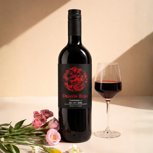 Dragon Rojo - Vin rouge sec 100% Tempranillo 11% ABV Vin rouge espagnol 750ml - Product Image 2