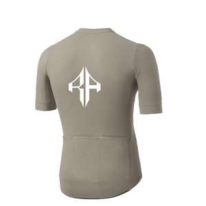 Nueva tendencia de calidad con cremallera completa para hombre, camisetas de ciclismo en blanco, de poliéster 100% Material, logotipo personalizado de calidad superior para hombre - Product Image 2