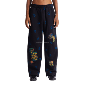 Men's Casual <b>Baggy</b> Fit Sweatpants 100% Cotton Eco-Friendly Anti-Wrinkle Drawstring Closure Vintage <b>Trousers</b> Wholesale - Product Image 2